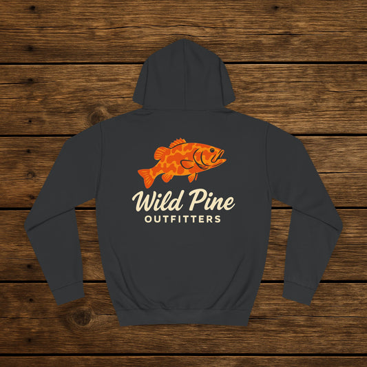 Orange camo bass hoodie