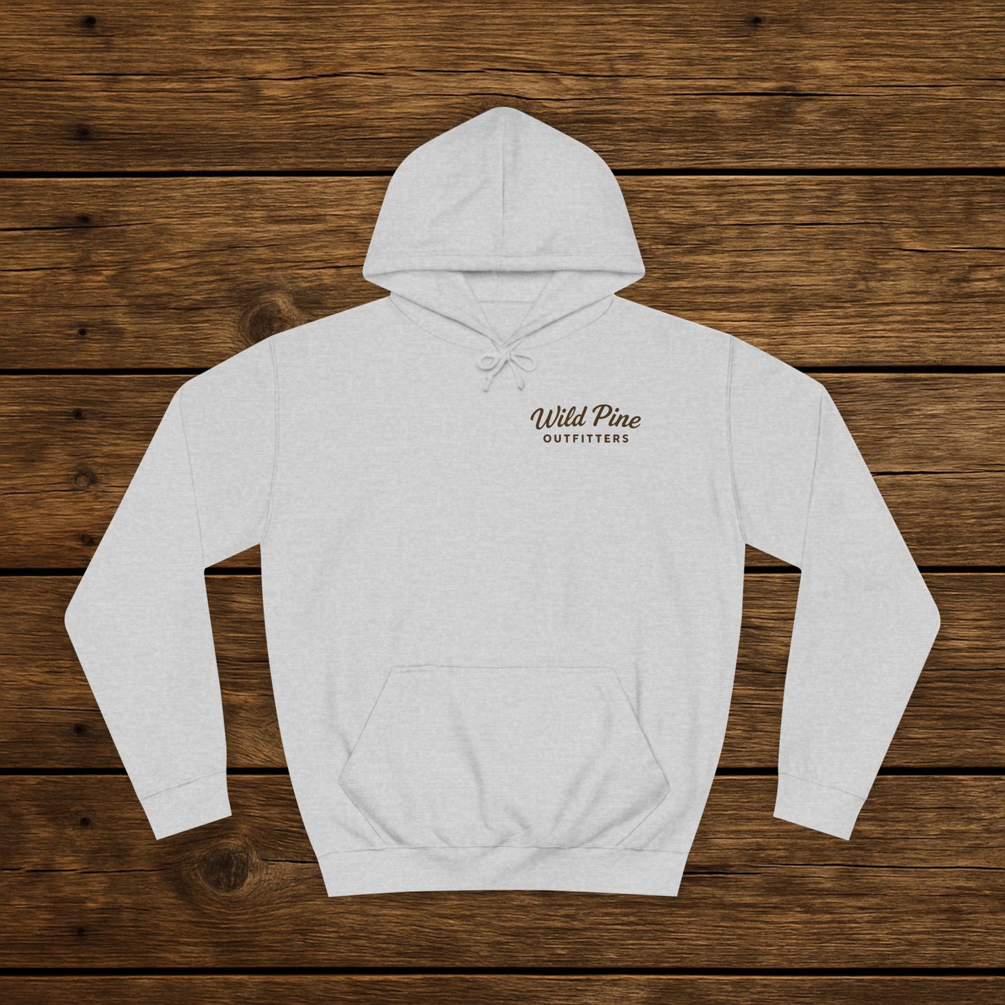 Orange dog badge hoodie